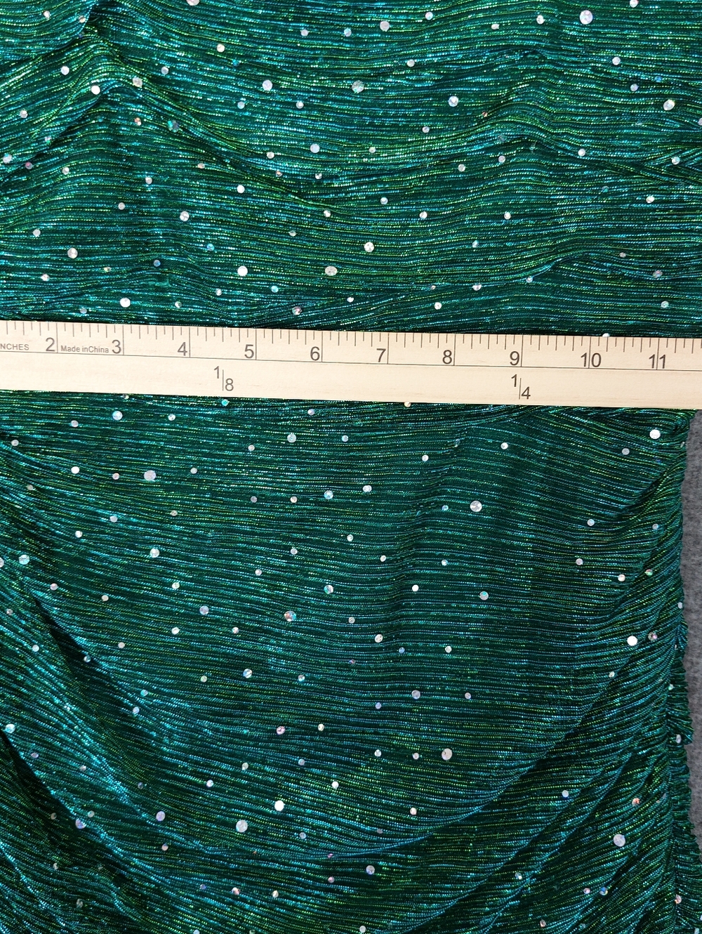 LULUS FLIRTY VIBES WOMENS GREEN SEQUIN MERMAID RUCHED BODY CON MINI DRESS L NWT - Picture 3 of 9